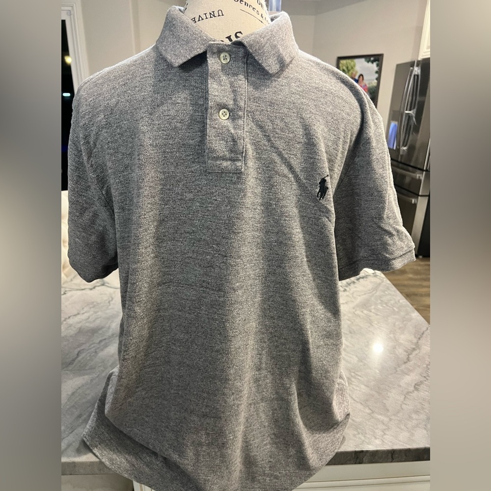 Polo by Ralph Lauren Polo Style Shirt Heathered Gray XL